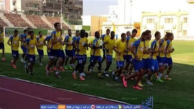 طنطا يواصل تدريباته استعدادا لمواجهة أسوان