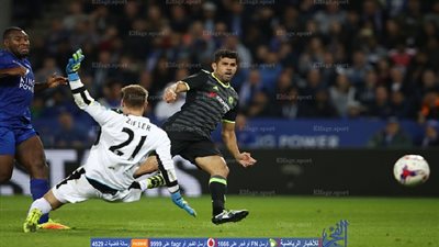 بالفيديو.. كوستا يضيع فرصة انفراد أمام مرمى ليستر سيتي || كاس الرابطة الإنجليزية