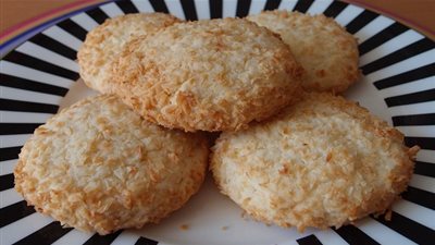 طريقة تحضير بسكويت جوز الهند