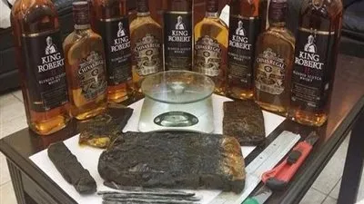 ضبط خمور بحوزة عامل ورشة أحذية بالوادي الجديد 