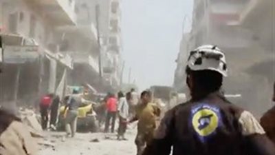 الطيران الروسي ينفذ 14 غارة جوية على عدة أحياء بمدينة حلب وريفها