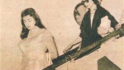 الأميرة ليلى المرعبي و زوجها الأمير يصلان الى الأسكندرية 