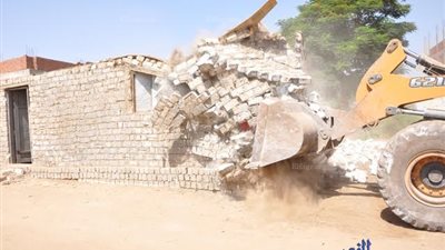 إزالة 30 حالة تعدي على الأراضي الزراعية بالقناطر الخيرية.. (صور)