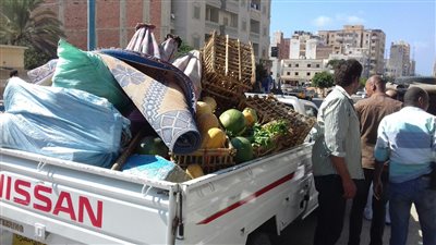 تحرير 38 مخالفة تعدى على الطريق في مطروح