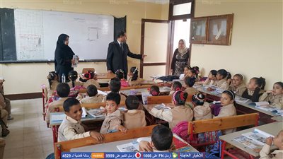 وكيل التعليم بالبحيرة: 95% نسبة حضور الطلاب بالمدارس (صور)
