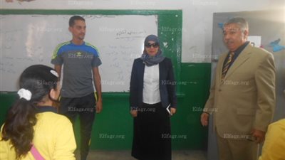 رئيس المعاهد القومية يتفقد أوضاع مدرسة الزمالك (صور)