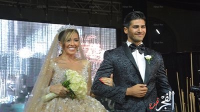 حفل زفاف ملك جمال لبنان وإنجي قصابيه بحضور نجوم الفن (صور)