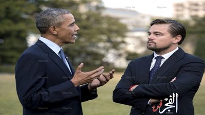 ديكابريو يحاور أوباما فى 