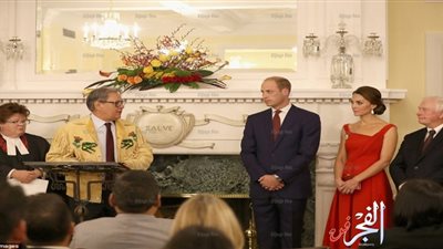 كيت ميدلتون تتألق بالأحمر ..(صور)