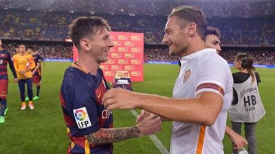 ماذا قال ميسي عن توتي في عيد ميلاده الأربعين