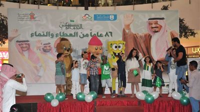 الأطفال المعوقون يحتفلون بأوبريت 