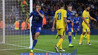 بالفيديو.. ليستر يصعق شباك بورتو بهدف جزائري خالص