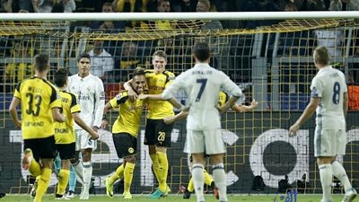 بالفيديو.. دورتموند يقتنص نقطة ثمينة من أنياب ريال مدريد بدوري الأبطال