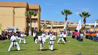 رئيس جامعة دمياط يقيم حفلا لاستقبال الطلبة الجدد والقدامى