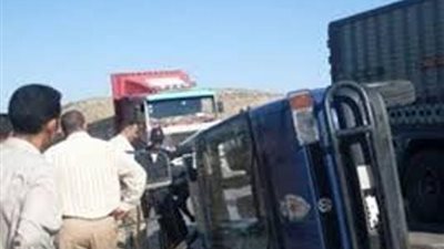  مصرع ضابط وإصابة 6 أفرد في إنقلاب سيارة شرطة بالمنيا