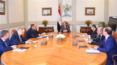 السيسي يستقبل مدير الشركة الروسية المكلفة بإنشاء محطة الضبعة 