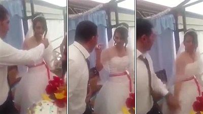 عريس لم يتحمل الزواج لأكثر من 5 دقائق.. والسبب صادم! (فيديو)