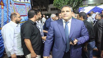 صور عزاء أحمد ماهر مدرب الأهلي الأسبق بكاميرا الفجر الرياضي 