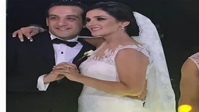 بطلة الاسكواش أمنية عبد القوي تحتفل بزفافها 