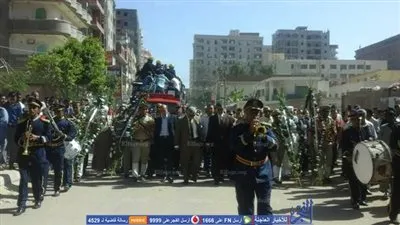 جنازة عسكرية لـ 3 شهداء من أبناء 