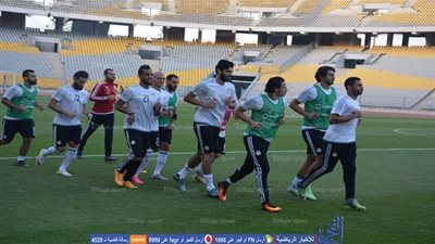 صور المران الثاني للمنتخب الوطني استعدادا للكونغو بكاميرا الفجر الرياضي 