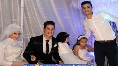 صور زفاف شقيق أحمد توفيق بحضور شيكابالا ورمزي خالد