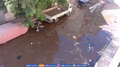 تهشم ماسورة لمياه الشرب بمنطقة القبارى بالإسكندرية (صور)