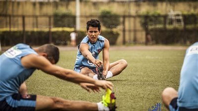 مران الأهلي.. محمود طاهر يحضر وعاشور يغادر للإصابة