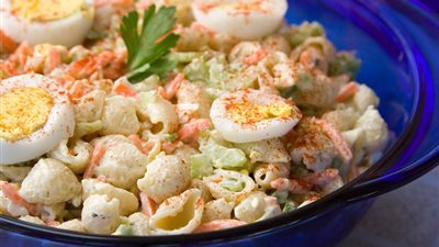 طريقة عمل سلطة المكرونة لرجيم مثالى