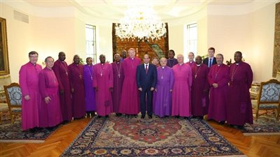 السيسي يستقبل وفداً من الكنيسة الانجليكية الإنجليزية