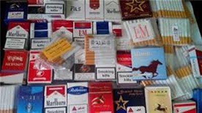 التهرب الضريبى يضبط  أكثر من 4500 خرطوشة سجائر مهربة 