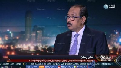 رسلان: التقارب المصري السوداني يصب فى مصلحة البلدين