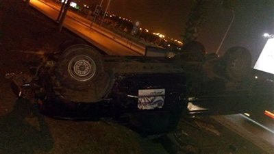 إصابة 12 شرطيا بينهم ضابط في انقلاب سيارة بالمنيا