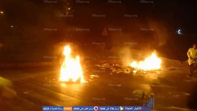 مصرع شابين بالمنوفية في حادث تصادم.. والأهالي يقطعون طريق 