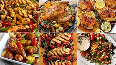 ٦ وصفات دجاج دايت لكسر الروتين والملل