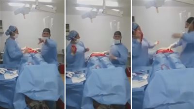 فيديو كارثي.. طبيب يرقص أثناء شق بطن المريض!