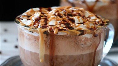 طريقة تحضير هوت شوكليت مع زبدة الفول السودانى