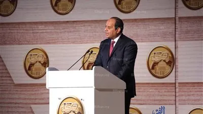 السيسي يلقي كلمته في احتفالية البرلمان (صور) 