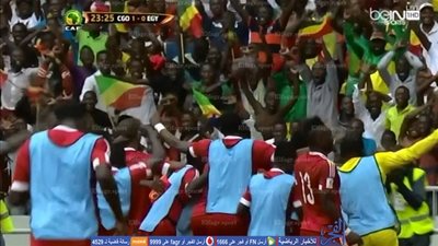 بالفيديو.. دفاع منتخب مصر يهدي الكونغو هدفا 
