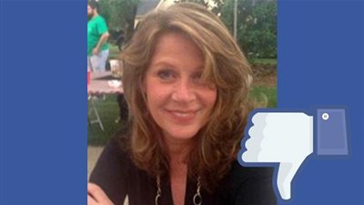 امرأة كتبت منشوراً على 