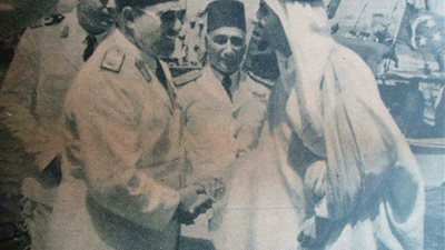 الملك فاروق في رحلة للبحر الاحمر