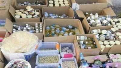 ضبط 1550 قطعة أدوات كهربائية مغشوشة في الدقي