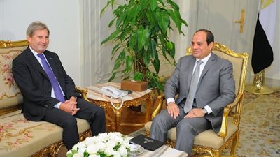 عاجل.. السيسي يلتقي المفوض الأوروبي لسياسة الجوار 