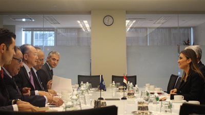 وزيرة التعاون الدولي تتفق مع نائب 