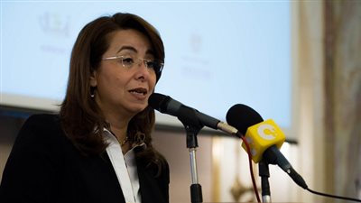 وزيرة التضامن تجتمع مع رئيس البرلمان الأفريقي بشرم الشيخ 