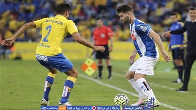 التعادل السلبي يحسم موقعة لاس بالماس وإسبانيول