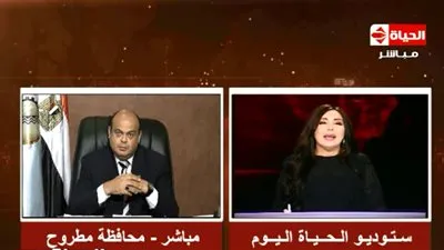 لبني عسل تحرج محافظ مطروح علي الهواء بسبب السلع الغذائية 