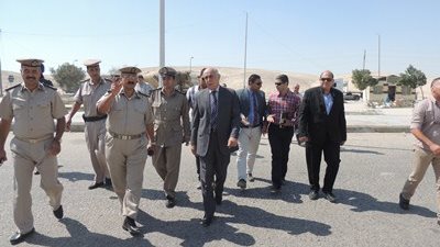 مدير أمن المنيا يتفقد مركز شرطة سمالوط وكمين الصفا