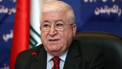 الرئيس العراقي يدعو الأمم المتحدة لمضاعفة مساعداتها للنازحين بالبلاد