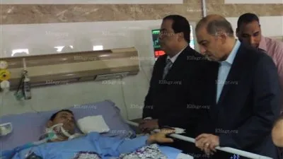 مديرا أمن كفر الشيخ والإسكندرية يزوران مصابي الشرطة بمستشفى مصطفى كامل (صور)
